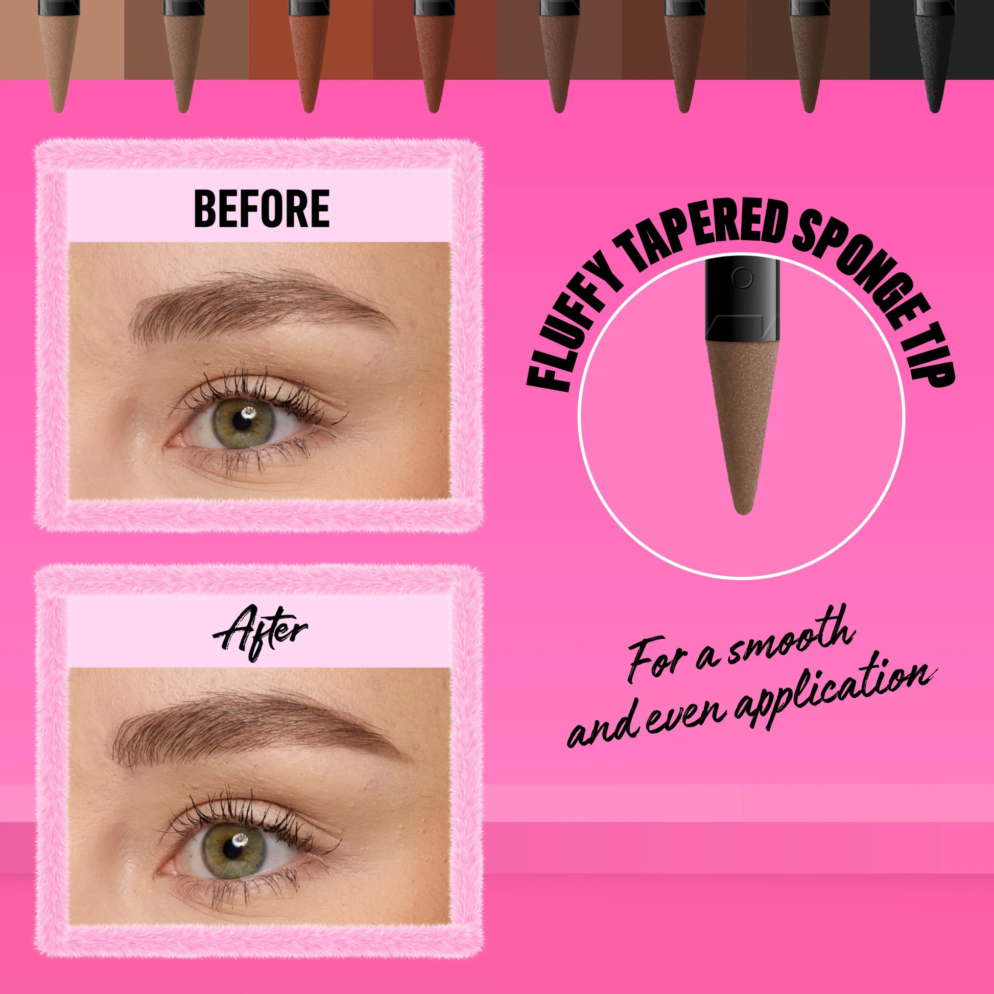 [NEW & EXCLUSIVE] Fluff & Snatch Brow Powder Pen, 24H Wear, Cream to Powder Eyebrow, Transfer-Resistant Formula, NYX Professional Makeup