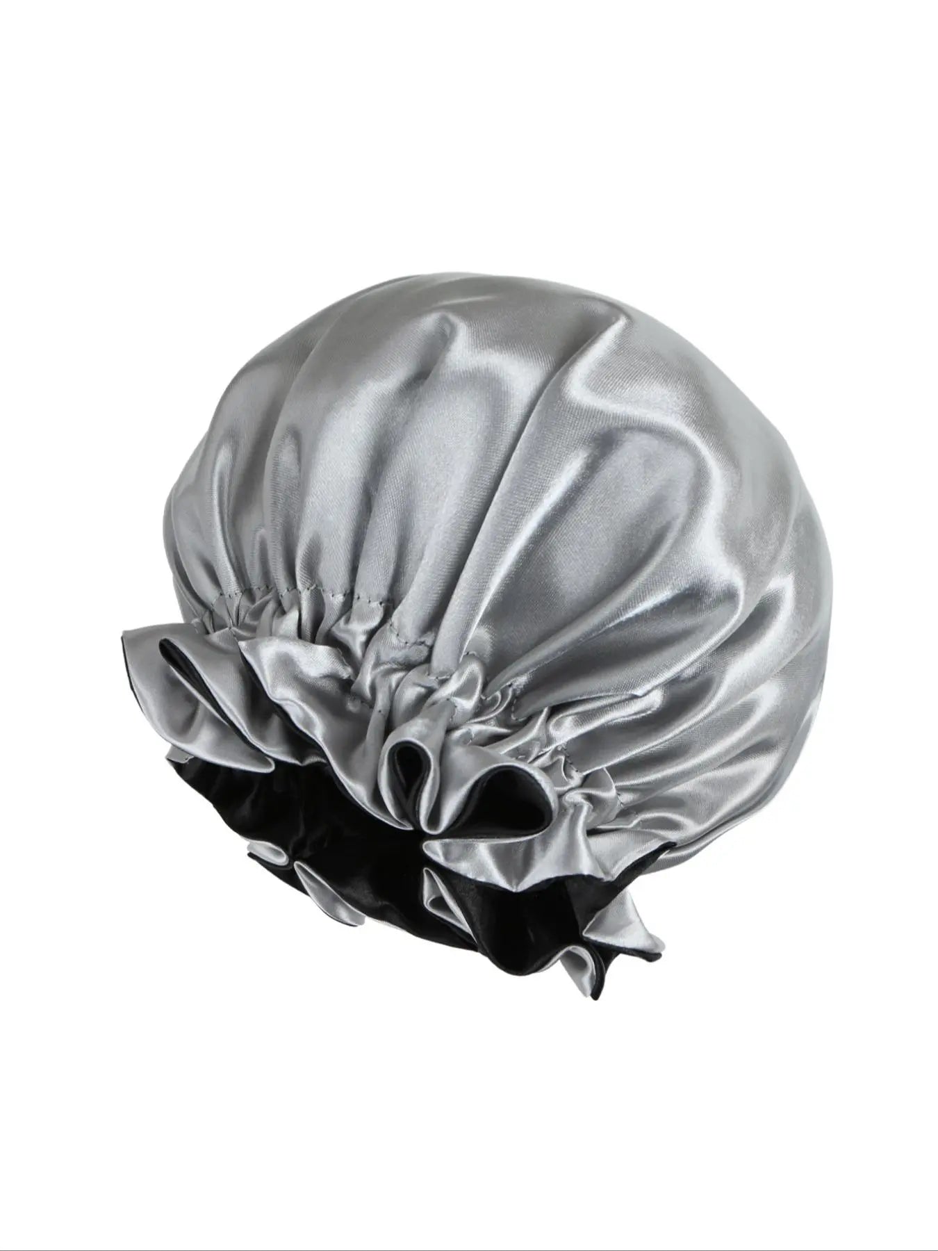 Double Layer Satin Sleep Bonnet for Women - Comfortable and Breathable Hair Protection Cap with Adjustable Fit