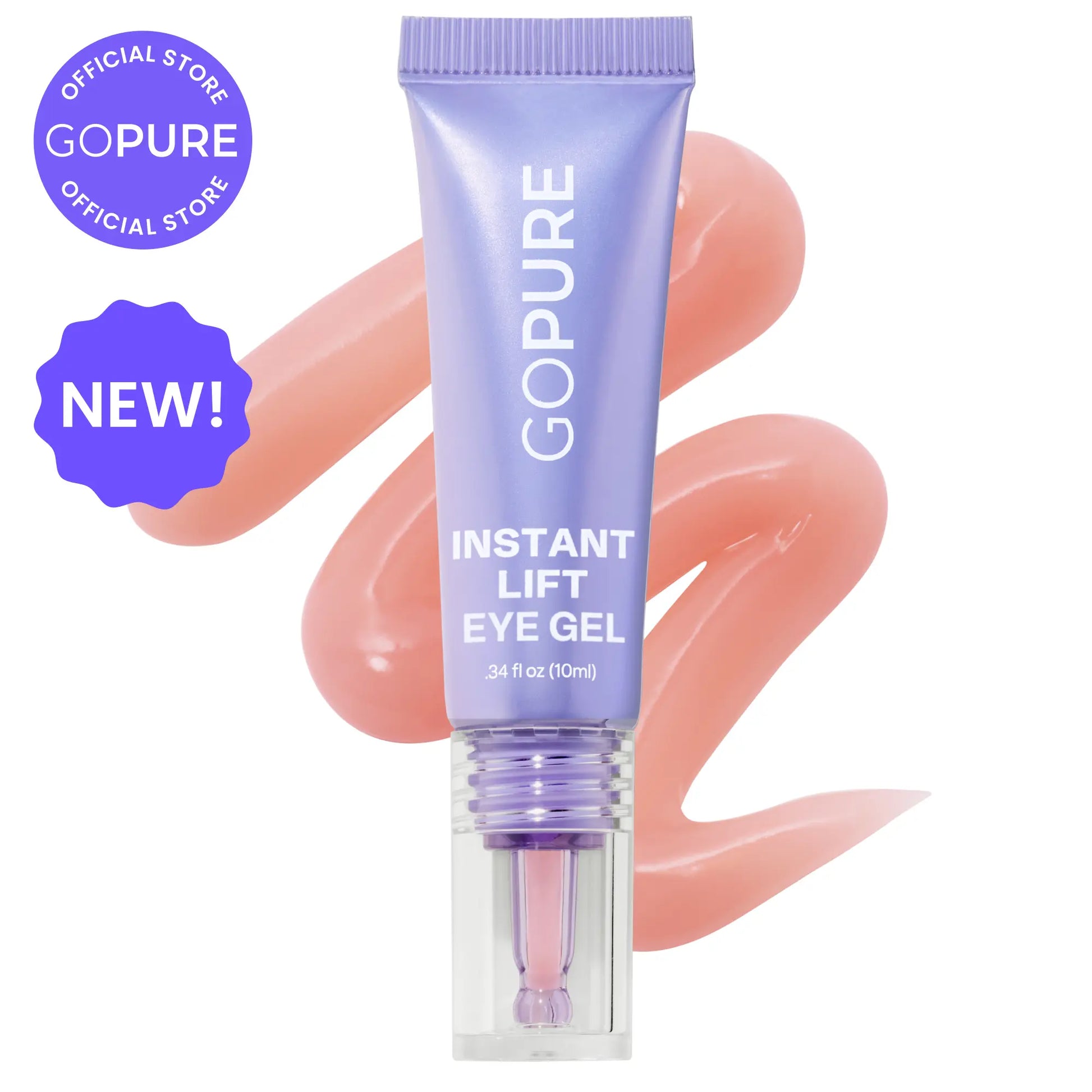 NEW! GOPURE Instant Lift Eye Gel - for the Look of Puffiness & Bags, Wrinkles, Fine Lines and Dark Circles, anti Aging Skin Care for Men & Women with Collagen Targeting Biotech under Eye Brightener