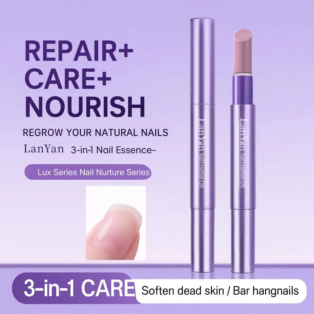 Nail Repair Essence Pen Moisturizes, Strengthens, Adds Shine, Repairs the Nail Cuticle Layer, Prevents Breakage, Enhances Manicure, Nail Care, Removes Dead Skin
