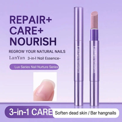 Nail Repair Essence Pen Moisturizes, Strengthens, Adds Shine, Repairs the Nail Cuticle Layer, Prevents Breakage, Enhances Manicure, Nail Care, Removes Dead Skin